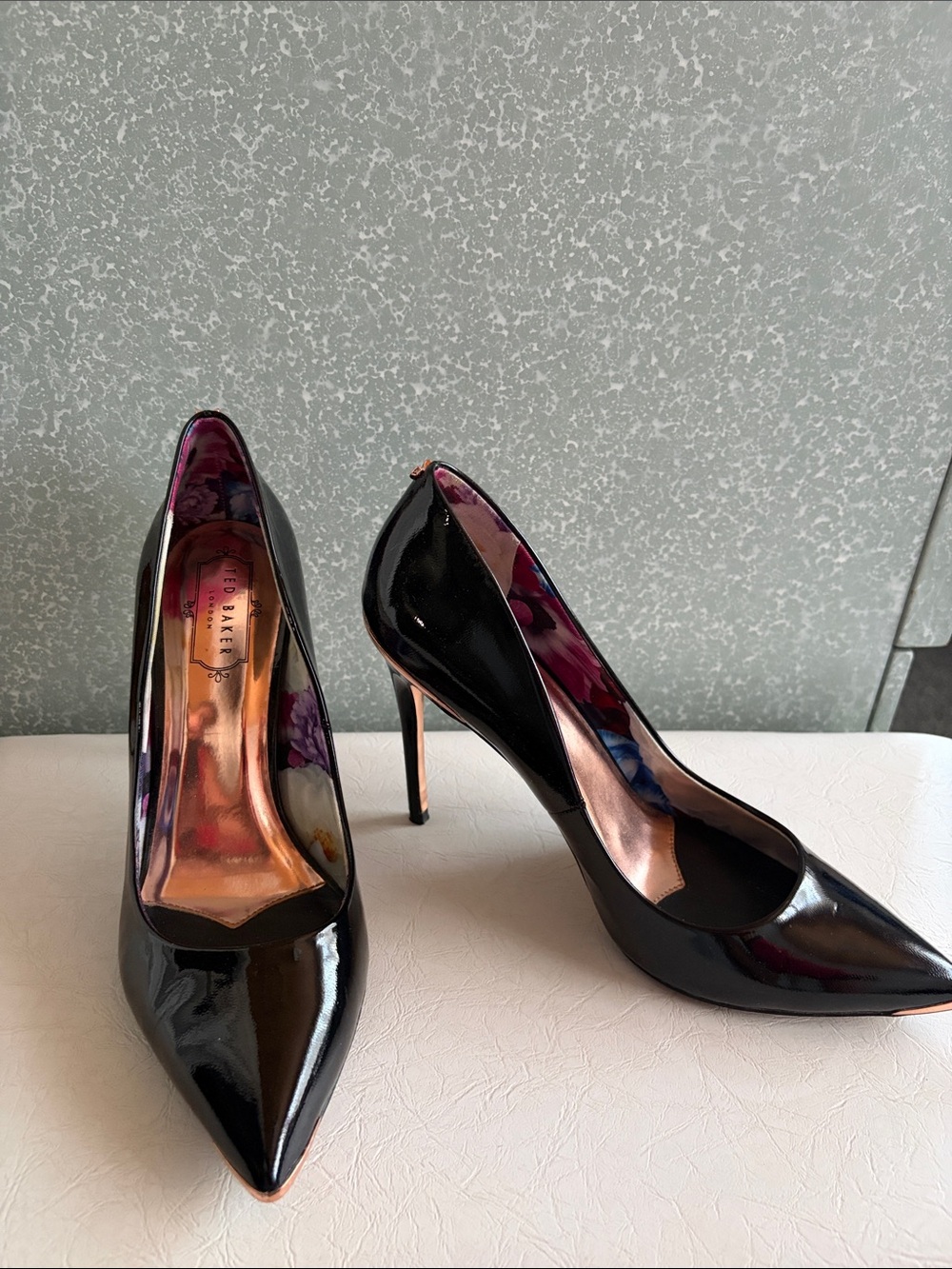Ted Baker London Glossy Patent Leather Stilettos